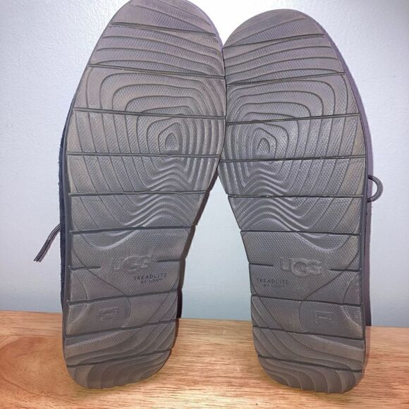 UGG Treadlite Canoe Blue Suede Neumel Chukka Sneaker Shoe, Size 5 - Picture 4 of 14